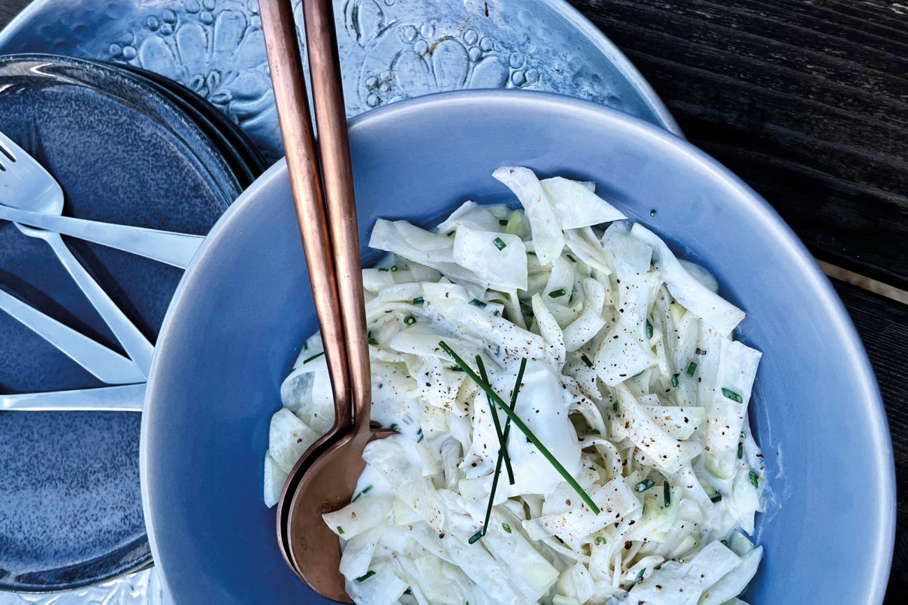 Knackiger Kohlrabi-Salat