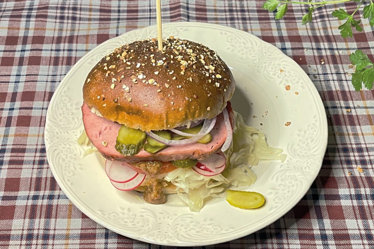 Leberkäse-Burger