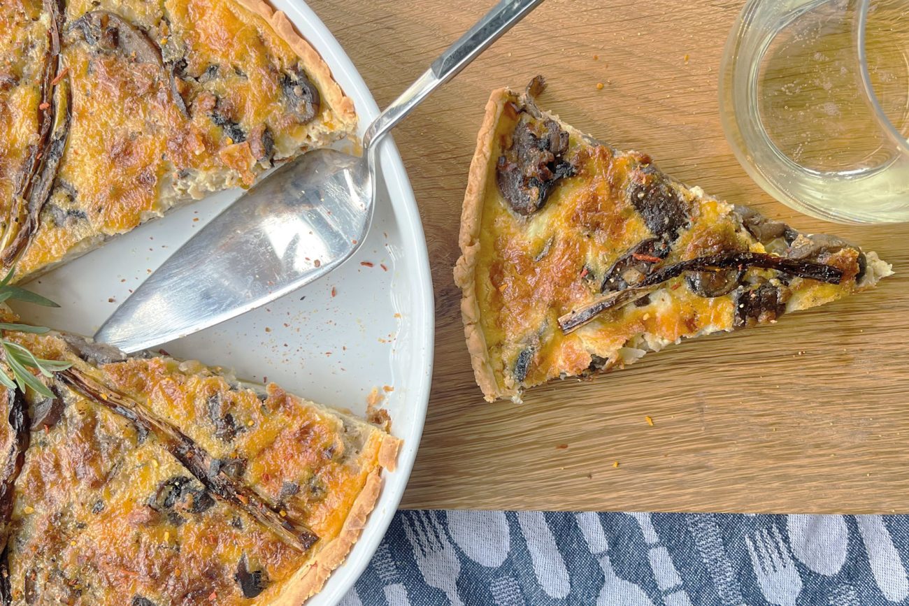 Champignon-Sellerie-Quiche